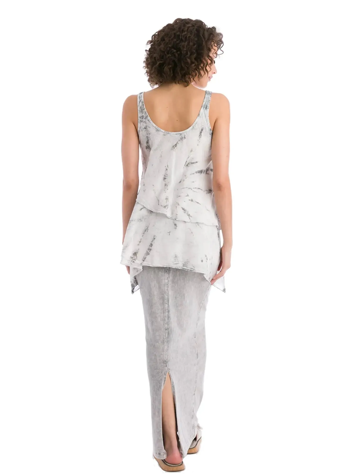 Hard Tail Long Pocket Slit Skirt WJ-111