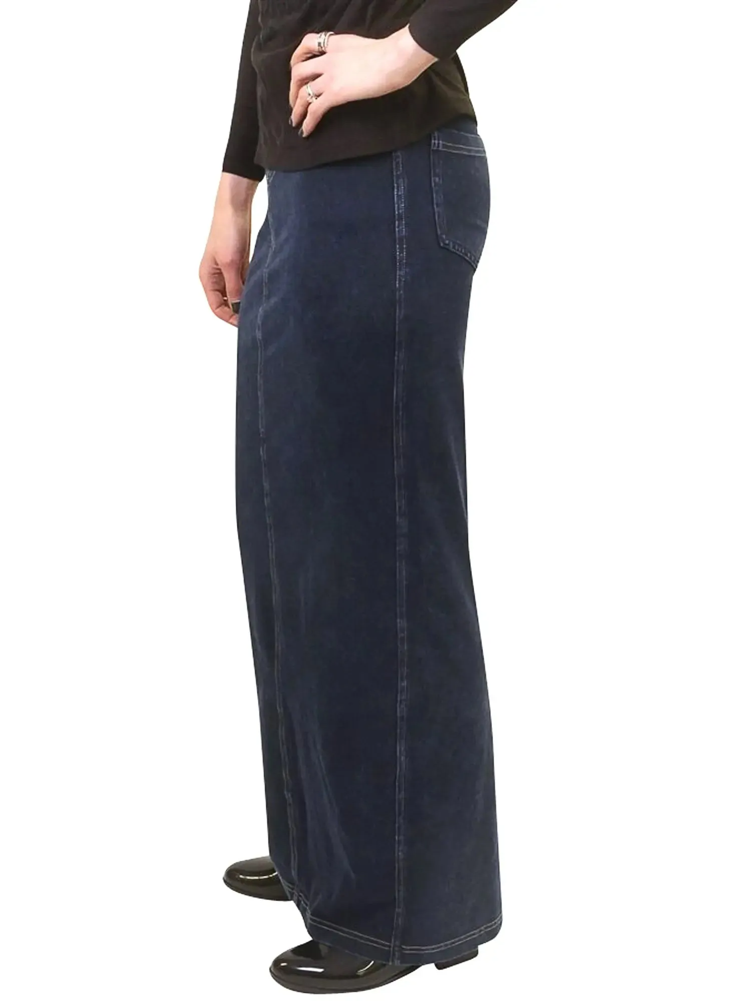 Hard Tail Long Pocket Slit Skirt WJ-111