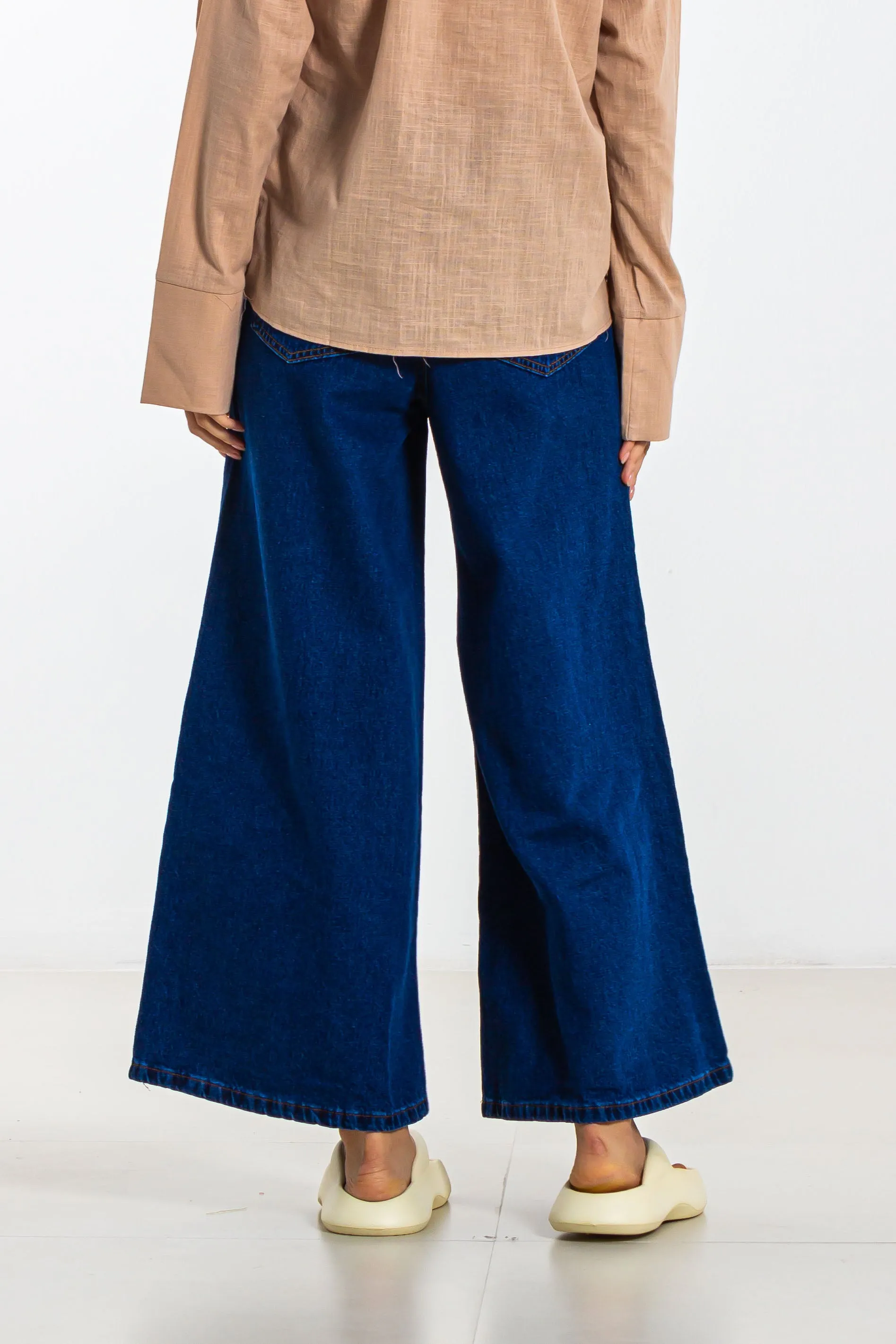 HIGH WAIST WIDE LEG JEANS
