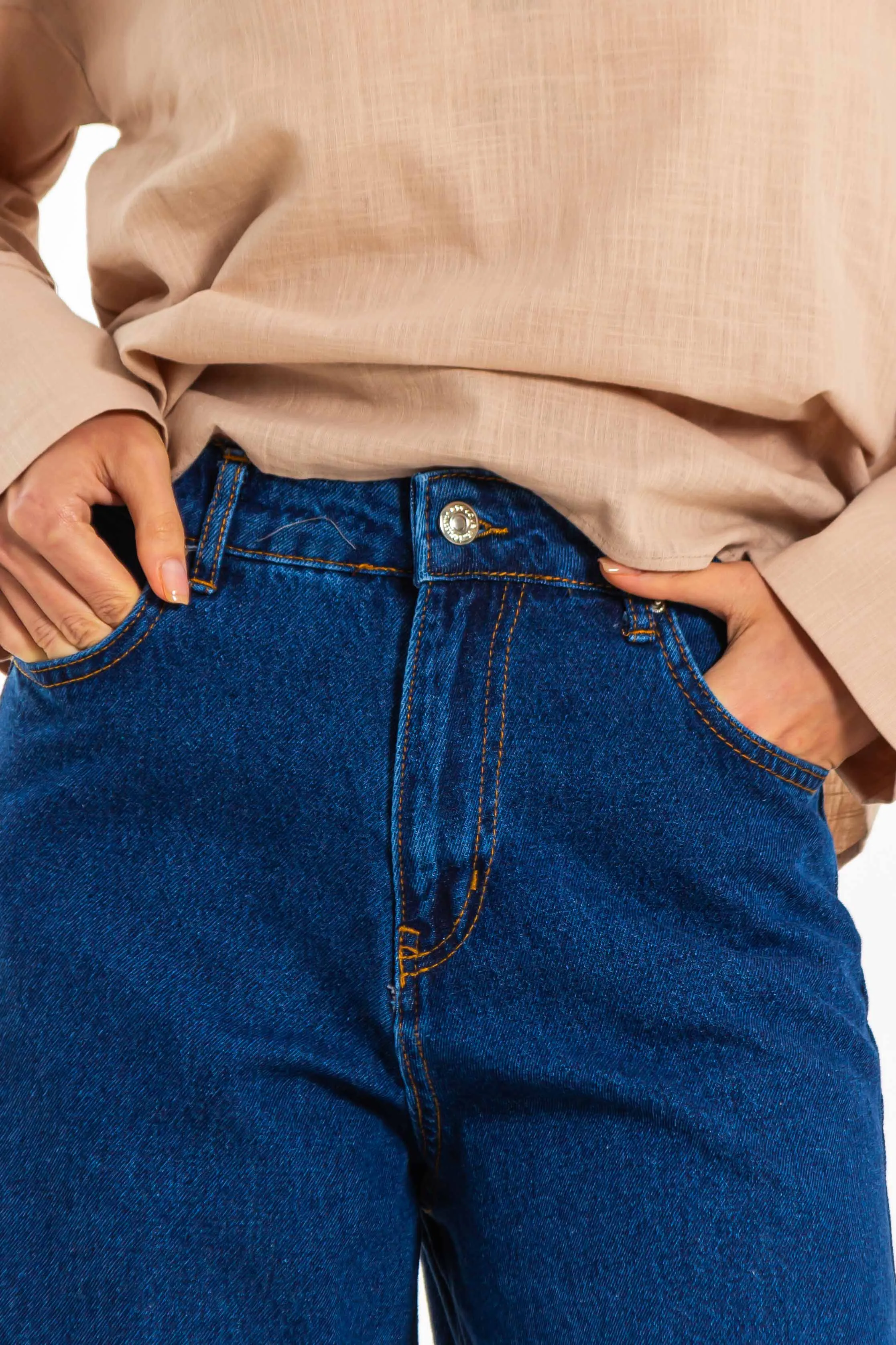 HIGH WAIST WIDE LEG JEANS