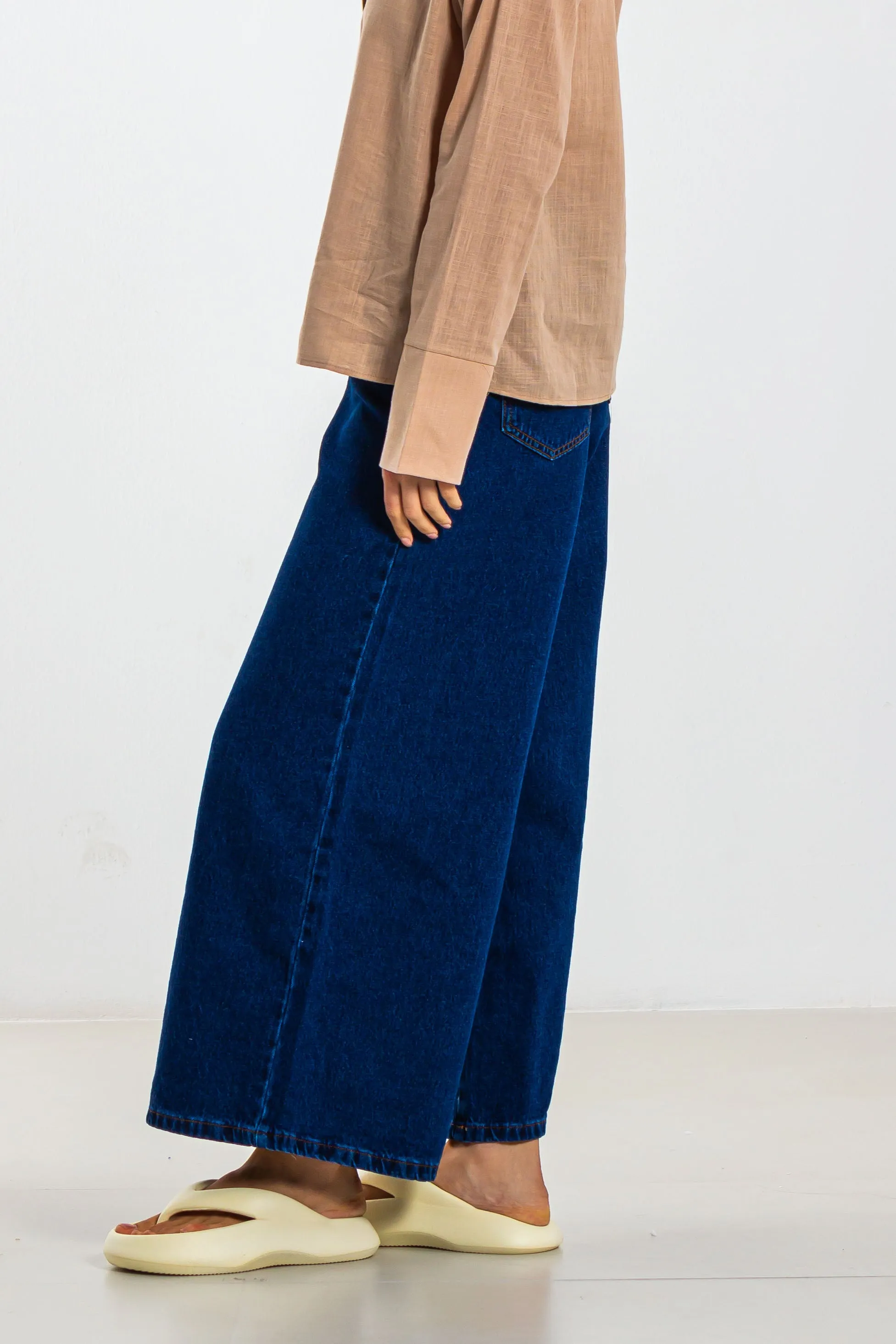 HIGH WAIST WIDE LEG JEANS