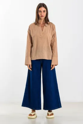 HIGH WAIST WIDE LEG JEANS