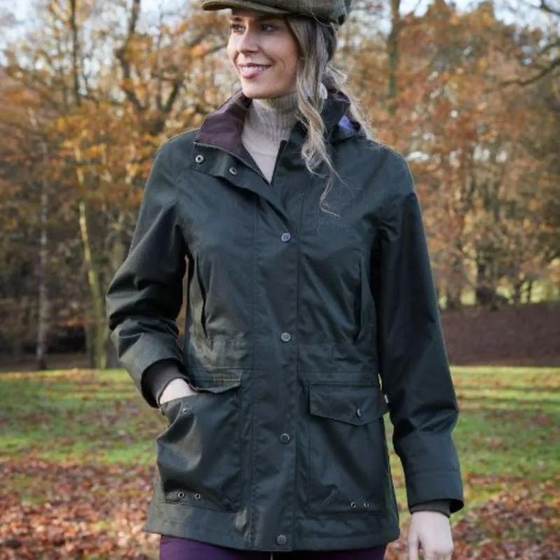 Ladies Fernley Field Coat In Hopsack