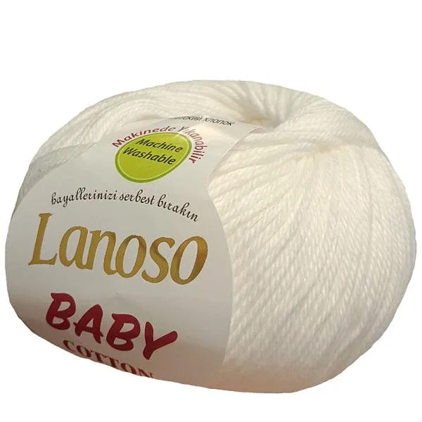 Lanoso Baby Cotton DK Yarn - Crochet and Knitting Yarn