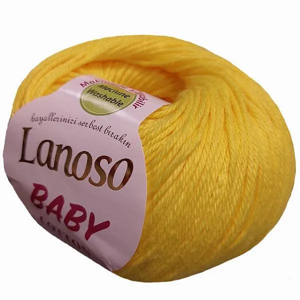 Lanoso Baby Cotton DK Yarn - Crochet and Knitting Yarn