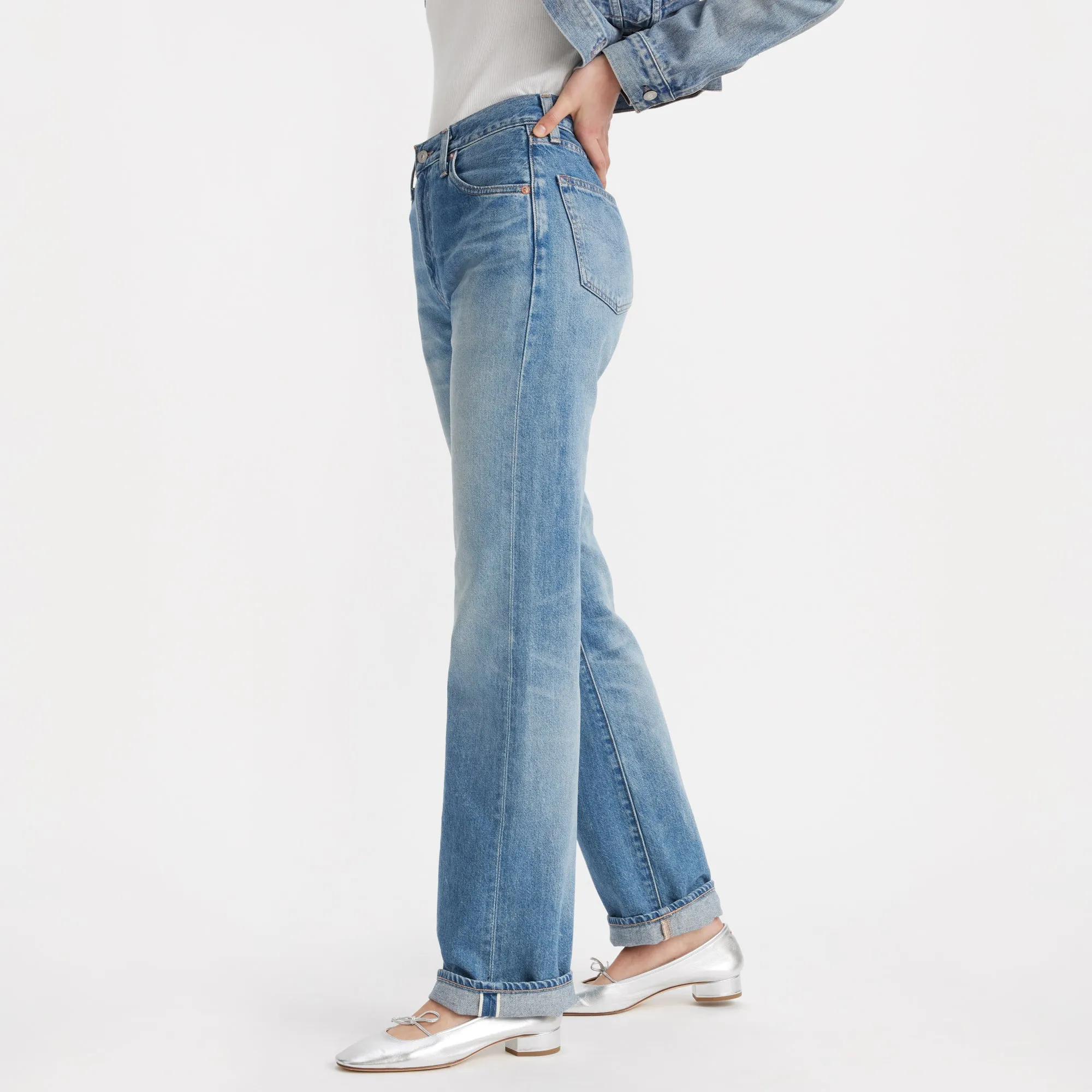 Levi's® Women's Japanese Selvedge Plank Straight Jeans