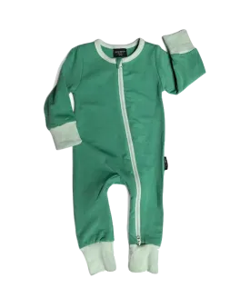 Little Bipsy - 2-Way Zip Romper in Kiwi