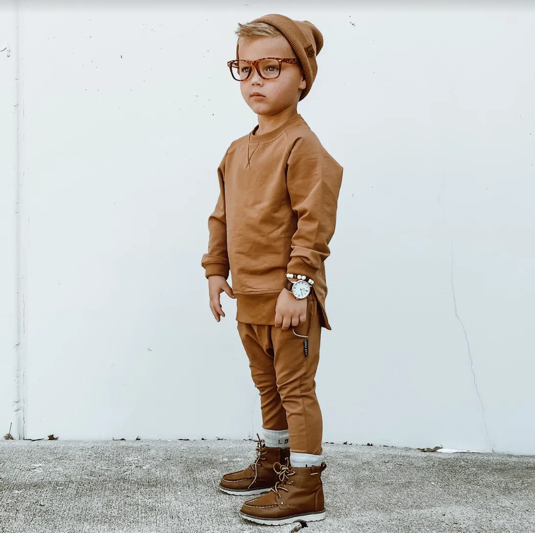 Little Bipsy - Pullover Sweatshirt in Spiced Cider