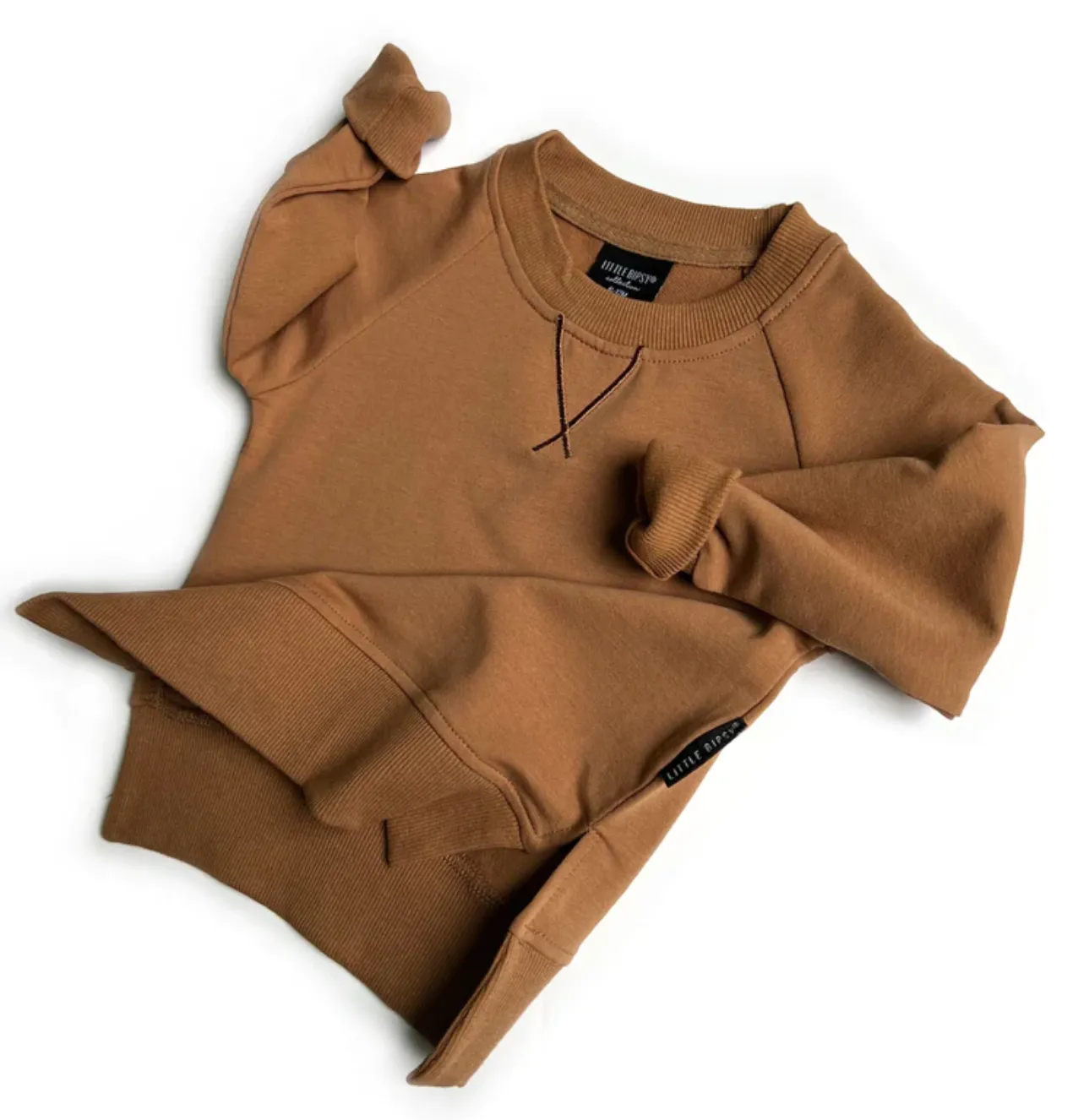 Little Bipsy - Pullover Sweatshirt in Spiced Cider