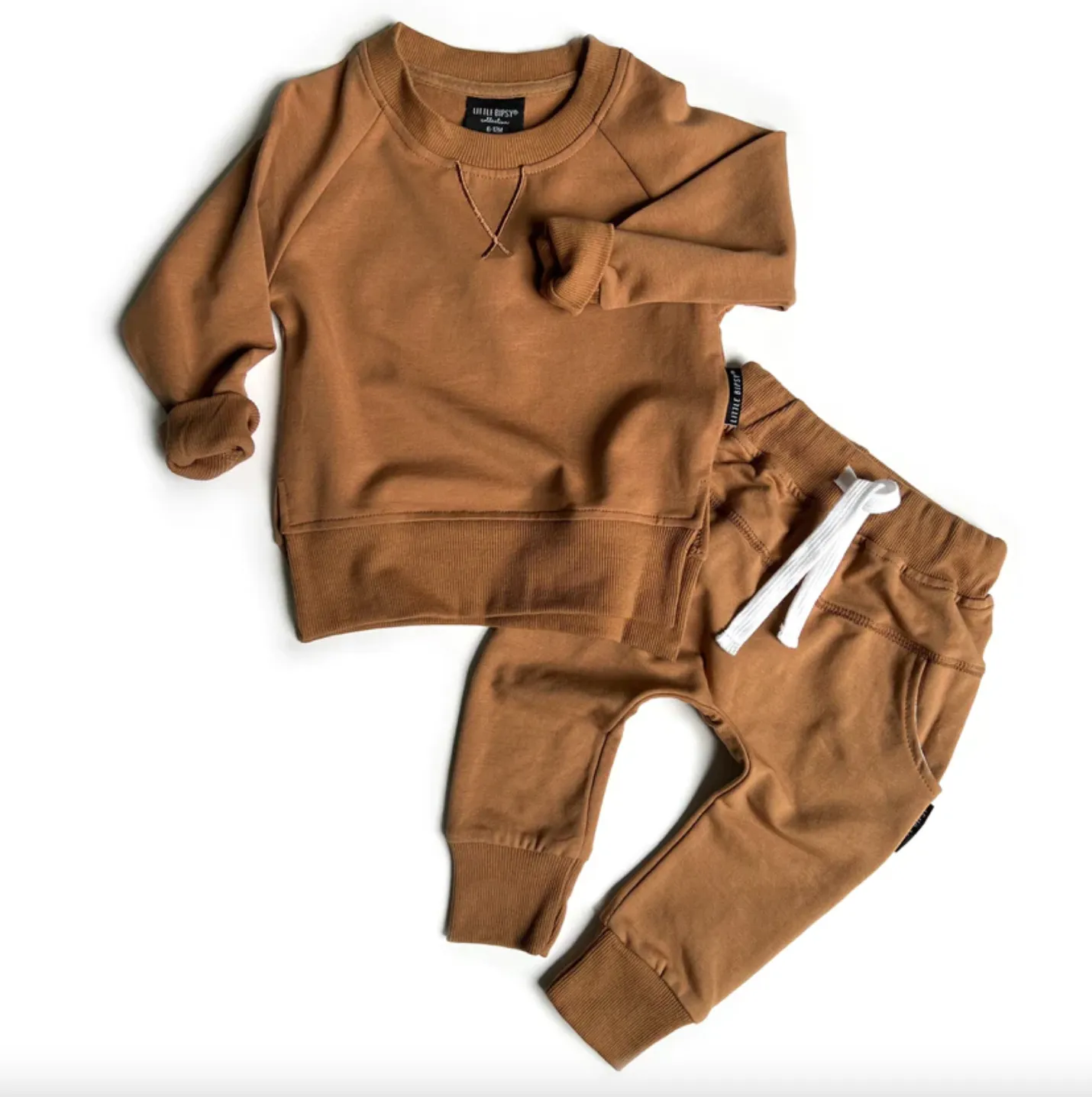 Little Bipsy - Pullover Sweatshirt in Spiced Cider