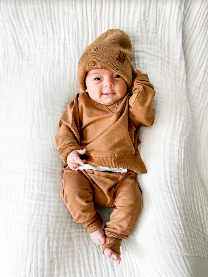 Little Bipsy - Pullover Sweatshirt in Spiced Cider