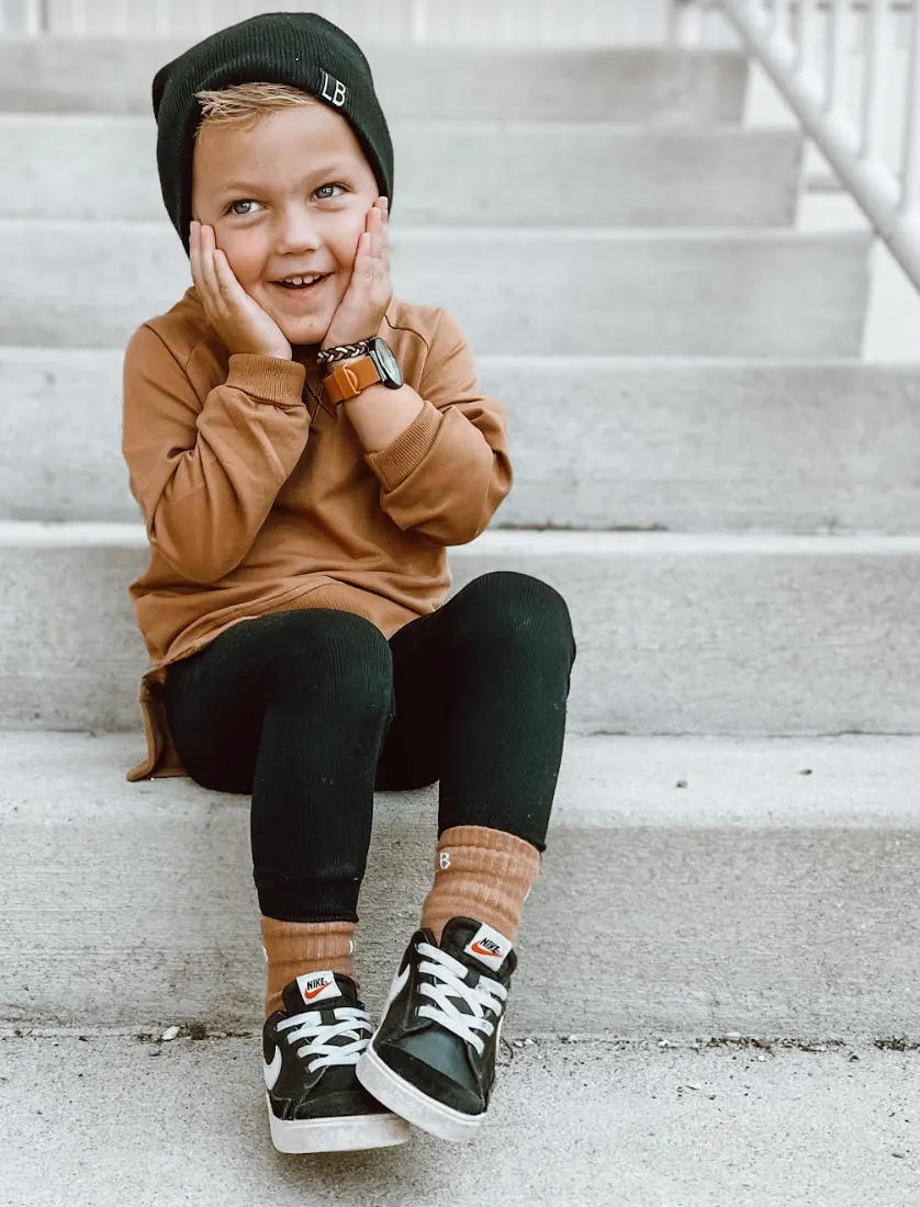 Little Bipsy - Pullover Sweatshirt in Spiced Cider