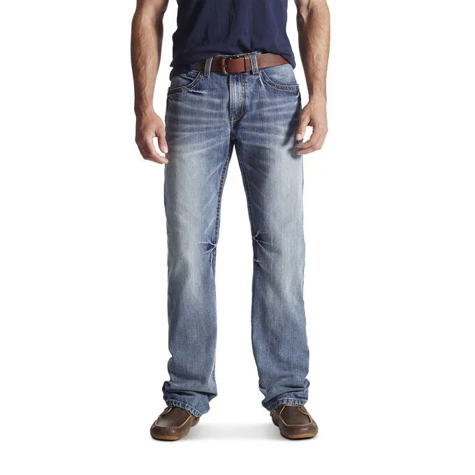 Men's Ariat 10017511 M4 Durango Wash Low Rise Coltrane Pocket Boot Cut Jean