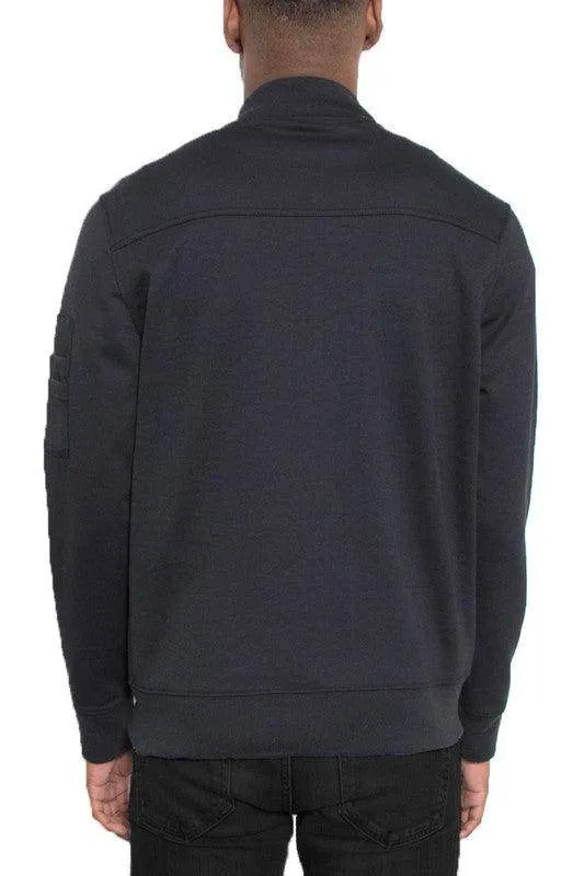 Mens Cotton Zip Up Light Weight Jacket