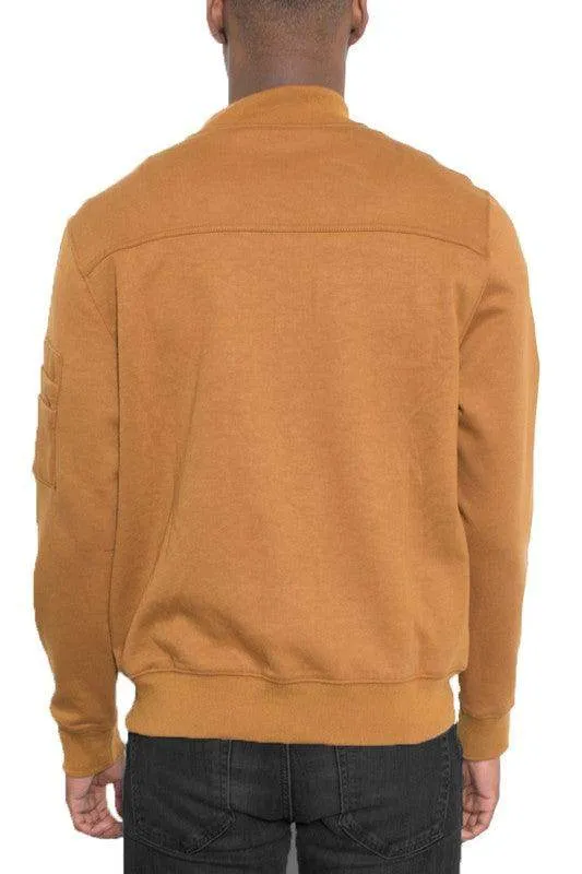 Mens Cotton Zip Up Light Weight Jacket