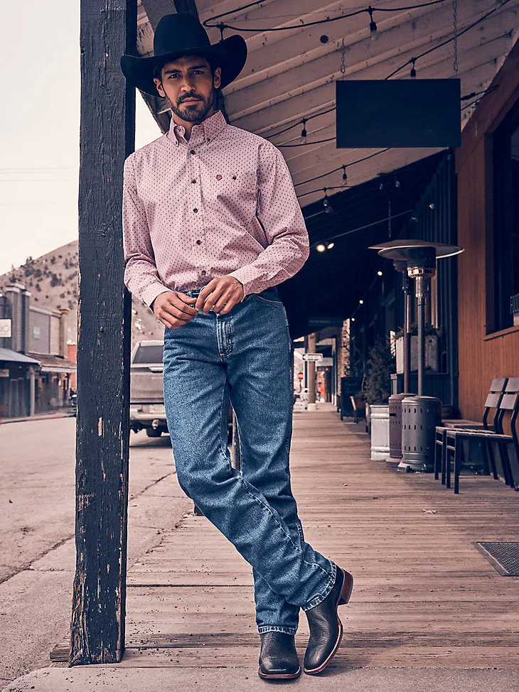 Men's George Strait Cowboy Cut Original Fit Jean - Heavyweight Stone Denim
