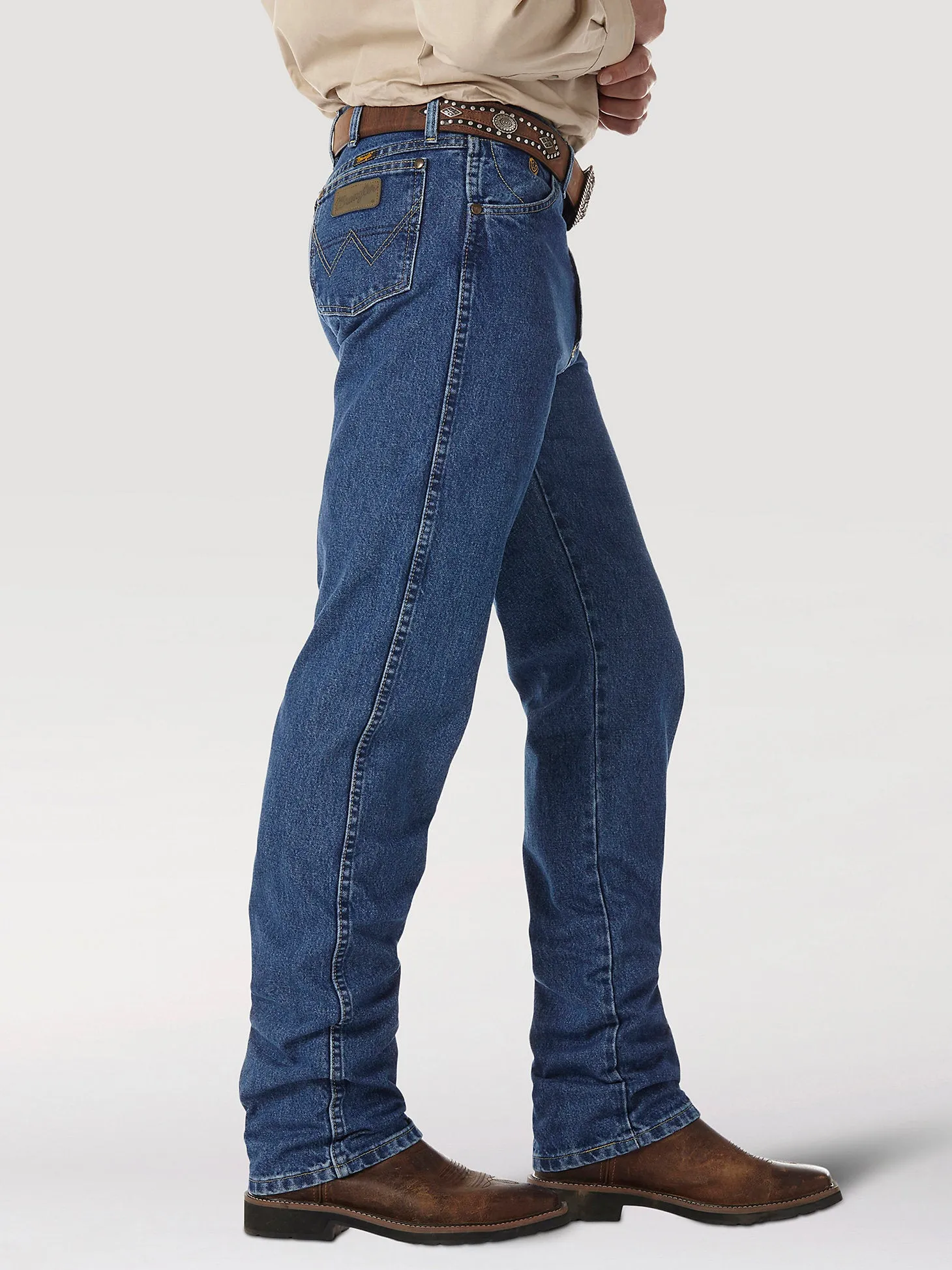 Men's George Strait Cowboy Cut Original Fit Jean - Heavyweight Stone Denim
