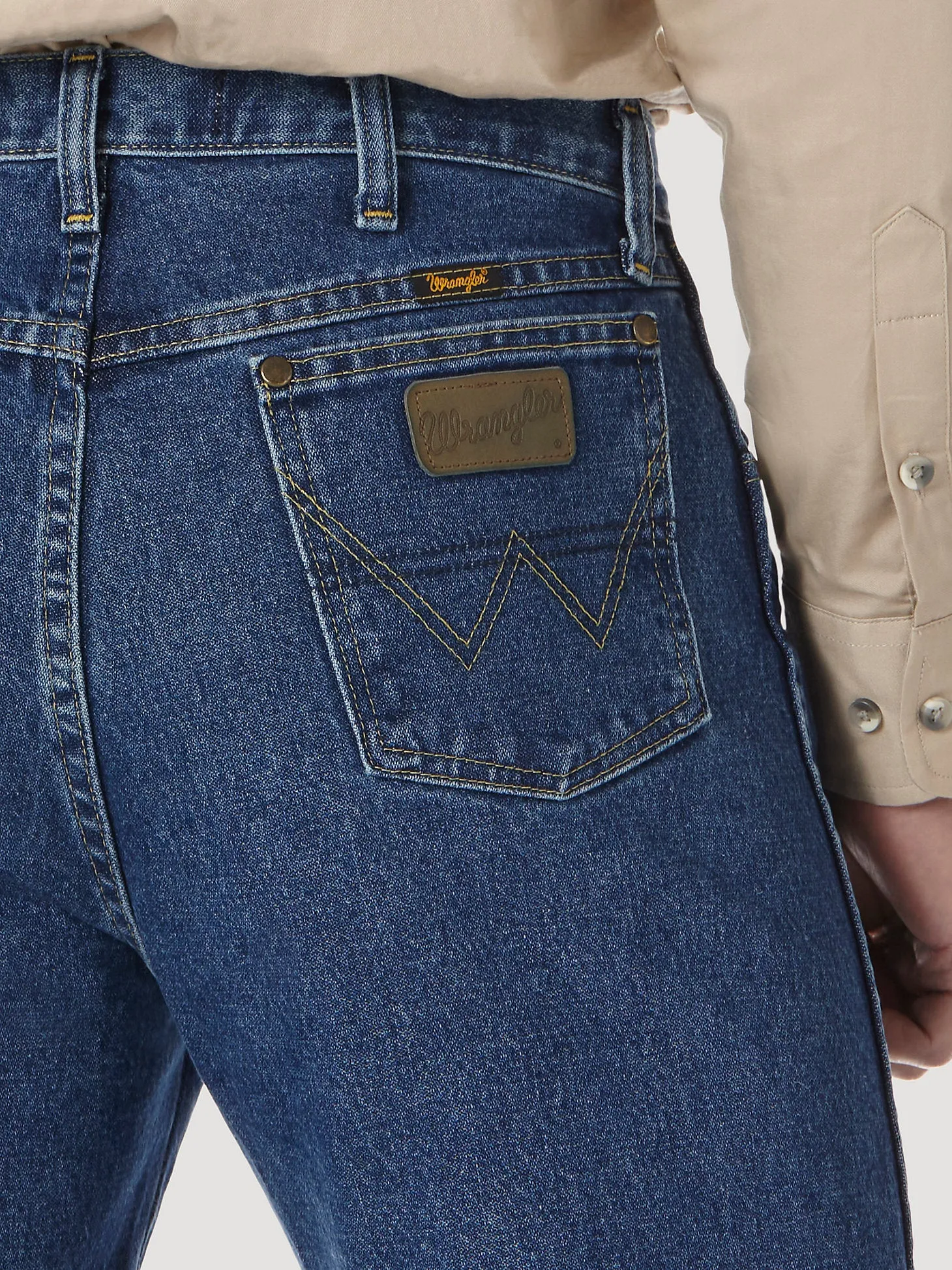 Men's George Strait Cowboy Cut Original Fit Jean - Heavyweight Stone Denim