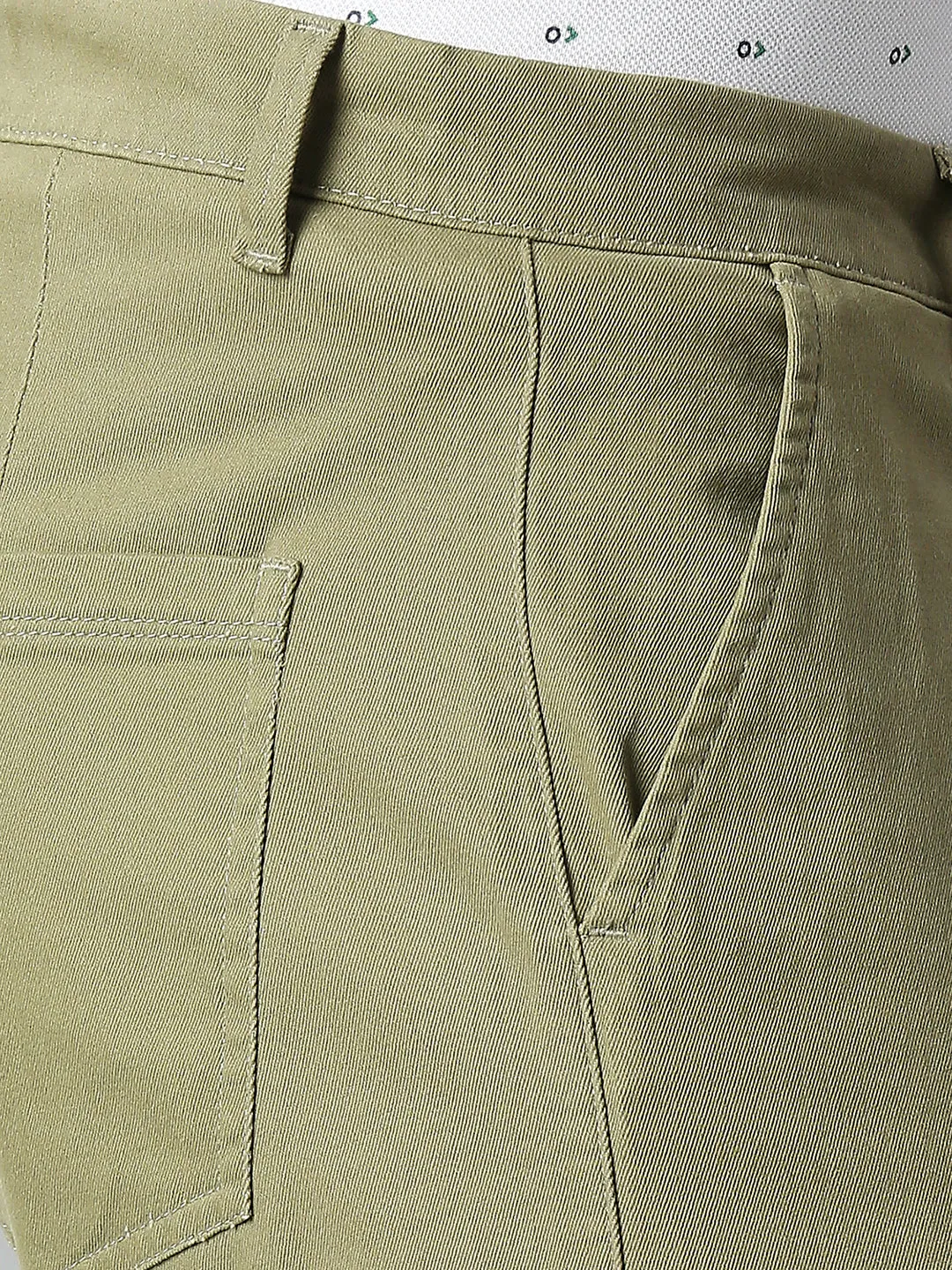 Men's Tapered Fit Cotton Cargo (Light Olive)