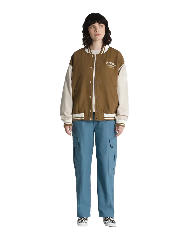 Music Lovers Club Bomber Jacket in Sepia