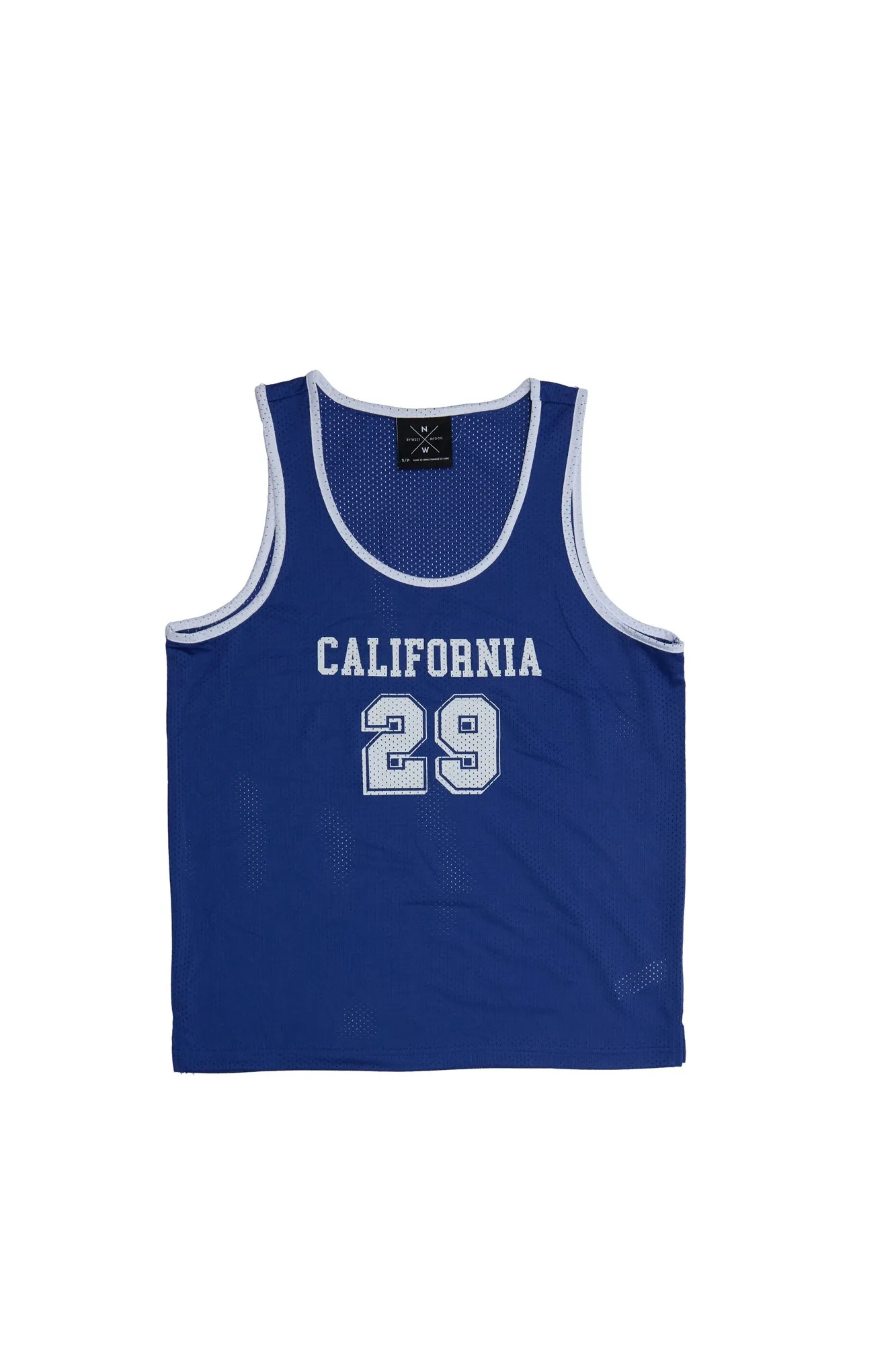 North Western Graphic Sleeveless Mesh Jersey
