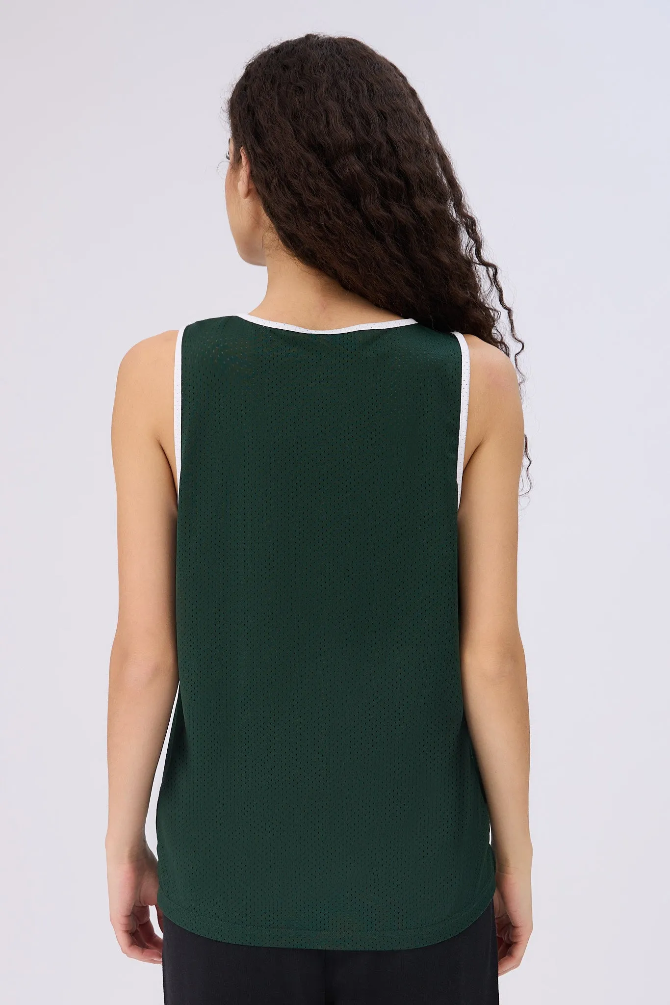 North Western Graphic Sleeveless Mesh Jersey