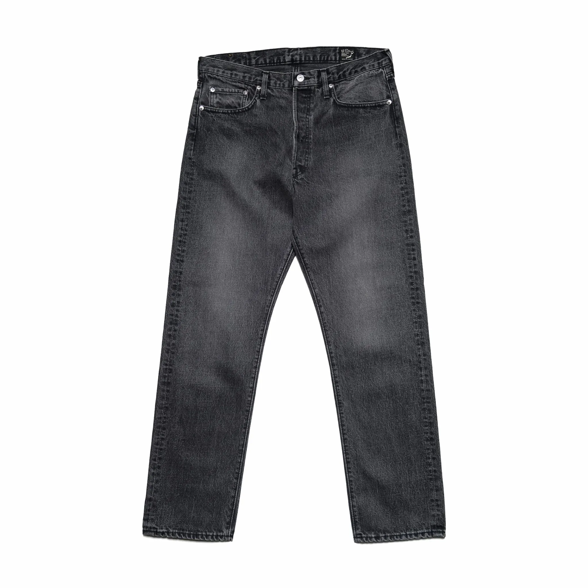 OrSlow 105 90's Black Denim - Standard Fit (Black Stone)