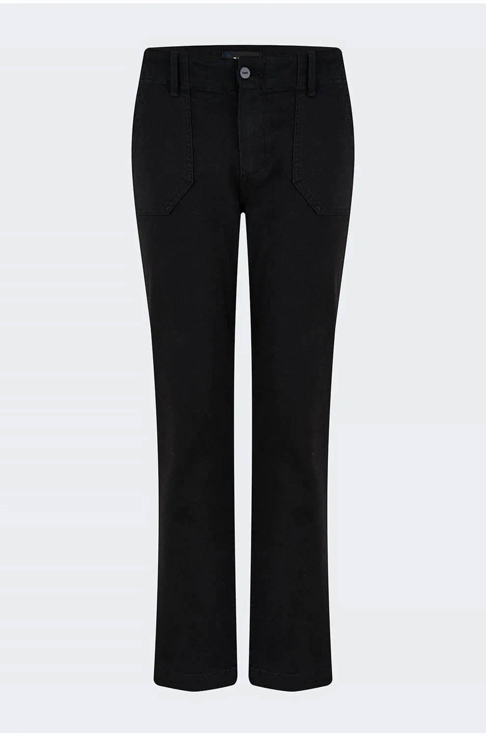 Paige Black mid-rise straight leg Mayslie Jeans UK W30