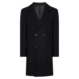 Pearse Navy Double-Breasted Coat