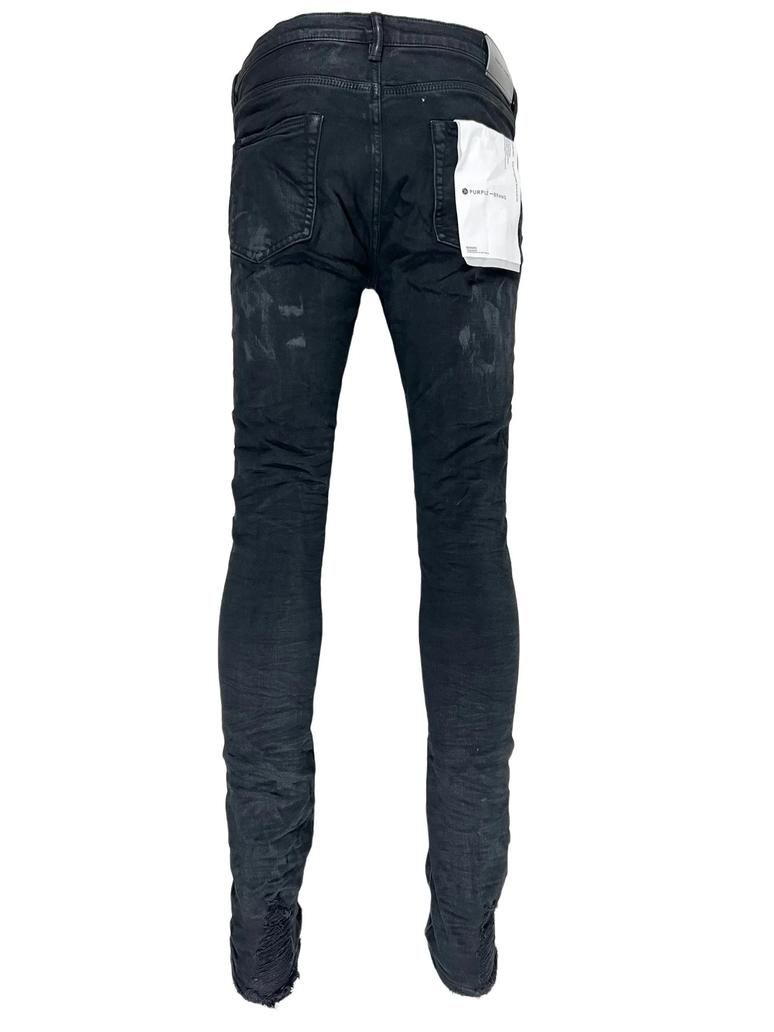 Purple Brand Jeans P001-BOP Black Oil Spill