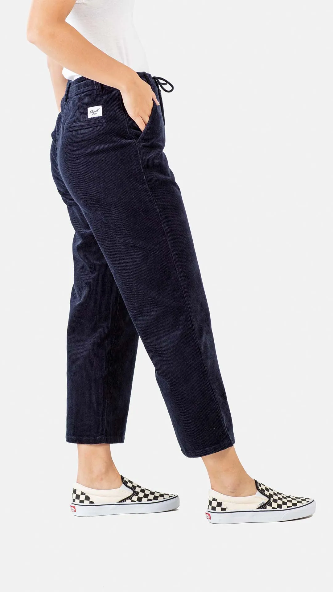 Reflex Women Loose Chino Corduroy - Navy