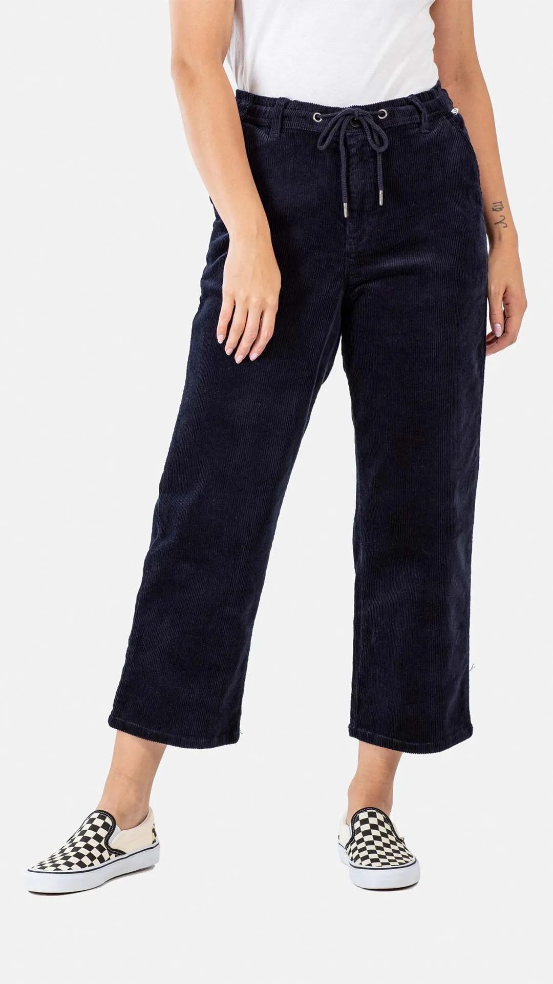 Reflex Women Loose Chino Corduroy - Navy
