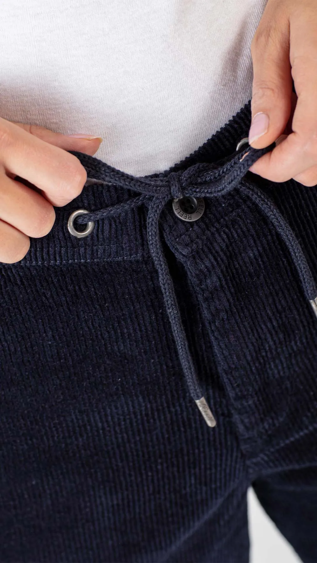 Reflex Women Loose Chino Corduroy - Navy