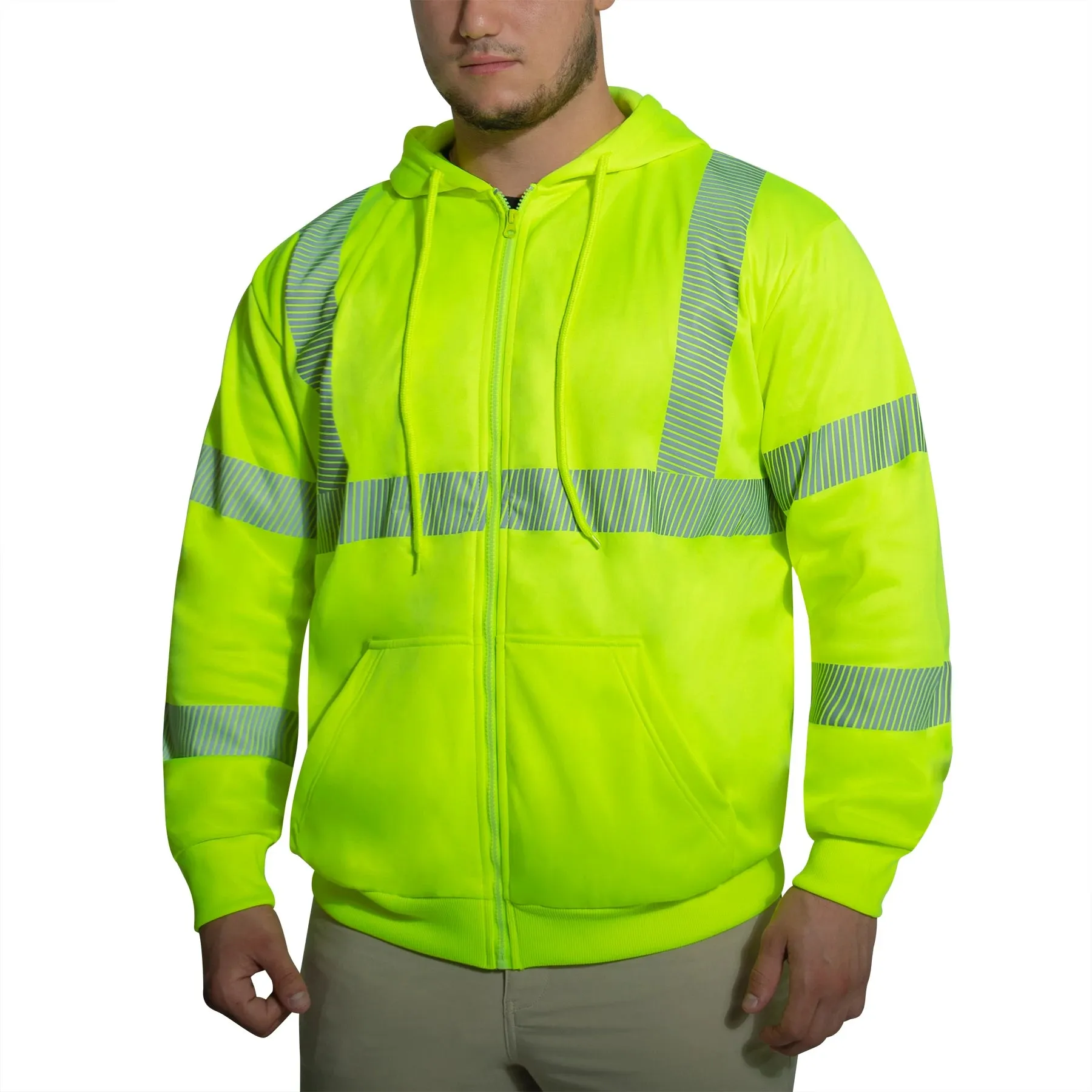 Rothco | Rothco Hi-Vis Performance Zipper Sweatshirt