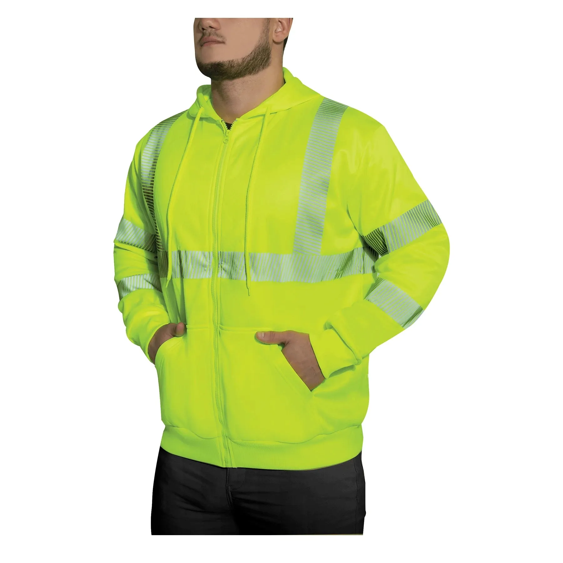 Rothco | Rothco Hi-Vis Performance Zipper Sweatshirt