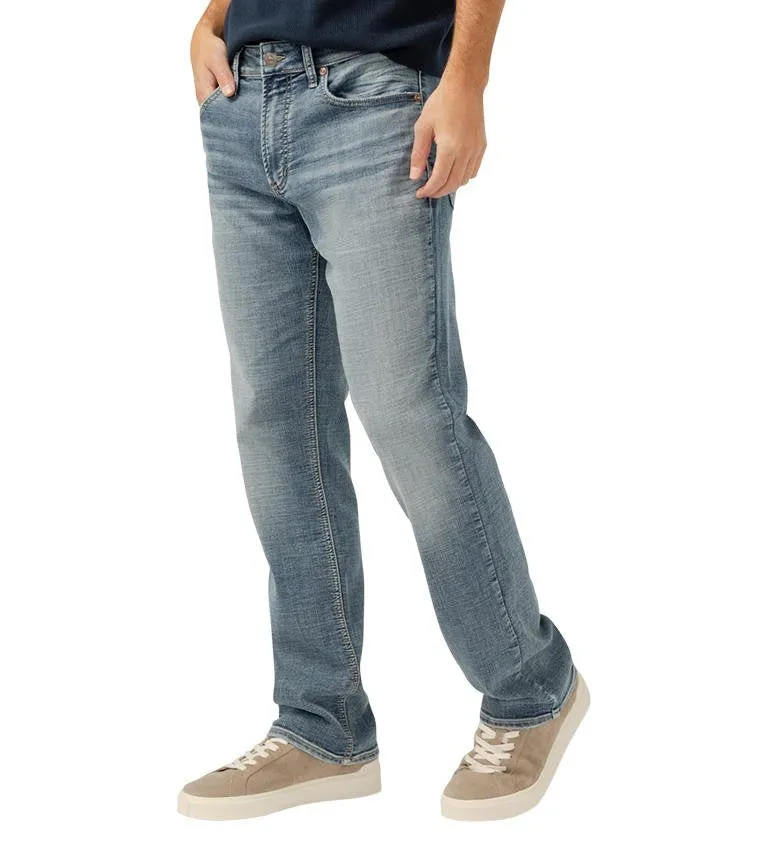 Silver Jeans Mens Indigo Grayson Classic Fit Straight Leg Jeans