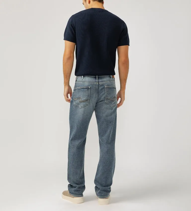 Silver Jeans Mens Indigo Grayson Classic Fit Straight Leg Jeans