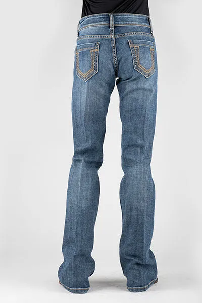 Stetson Women's Gold Horseshoe 816 Classic Bootcut Jean