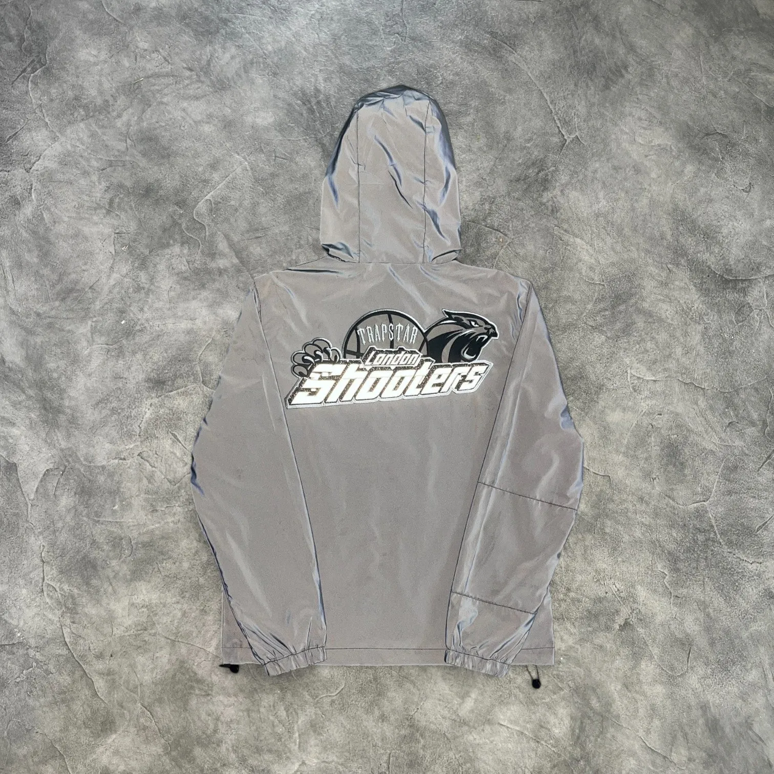 Trapstar Shooters Windbreaker Black/Reflective