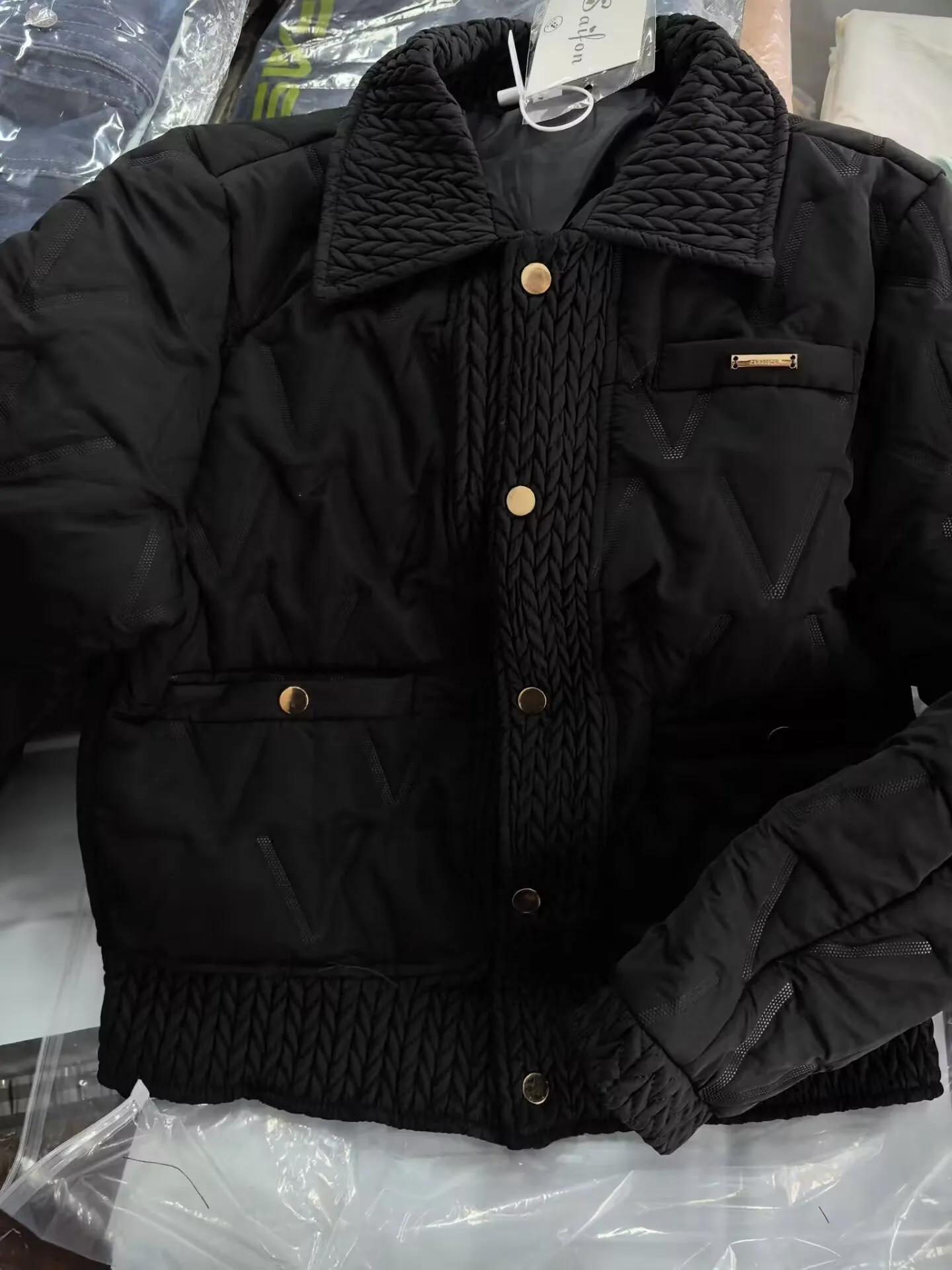 Wenkouban-y2k outfits Valentine's Day gift Women Cotton Padded Coats Autumn Winter Lightweight Fashion Turn-down Collar Quilted Jacket Outerwear Female Warm Overcoats