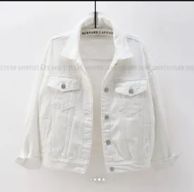 WHITE DENIM JACKET